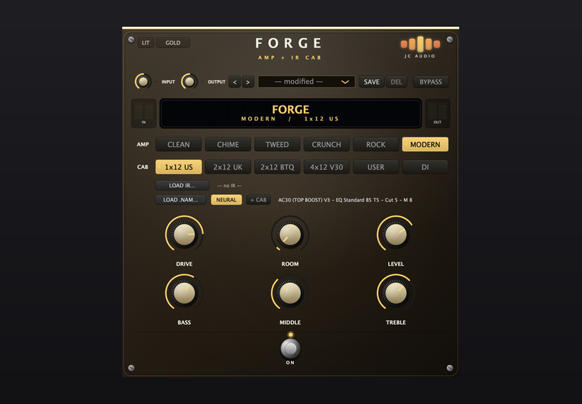 Fornax amp and cab interface